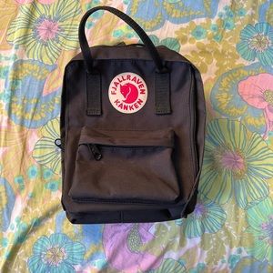 Fjallraven Mini Black Backpack